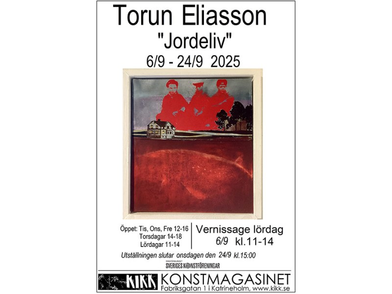 Ny utställning: Torun Eliasson 6-24/9&nbsp;2025