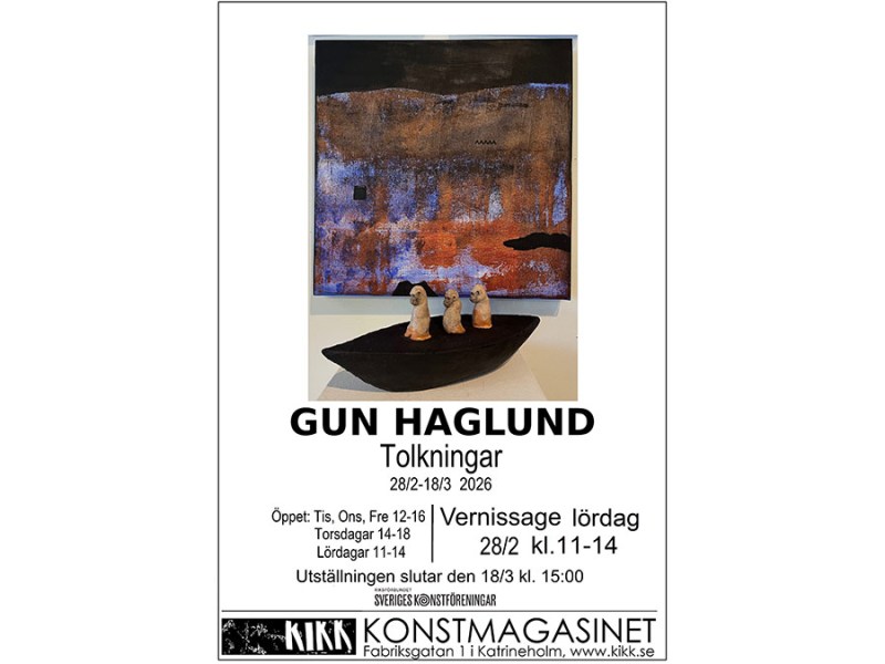 Ny utställning: Gun Haglund&nbsp;28/2-18/3