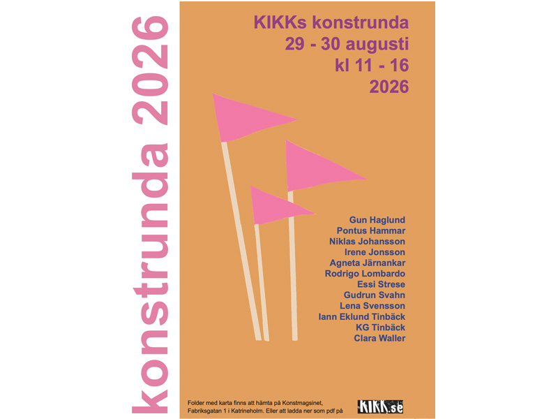 Konstrundan i Katrineholm 29-30/8&nbsp;2026